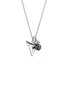 Detail View - Click To Enlarge - JOHN HARDY - Modern Talisman Diamond Pearl Necklace — Size 16-18