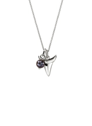 Main View - Click To Enlarge - JOHN HARDY - Modern Talisman Diamond Pearl Necklace — Size 16-18