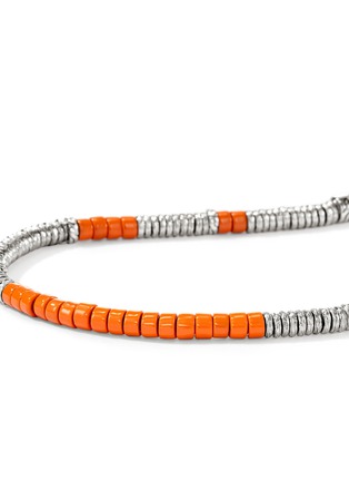 Detail View - Click To Enlarge - JOHN HARDY - Heishi Sterling Silver Enamel Bracelet — Size UM