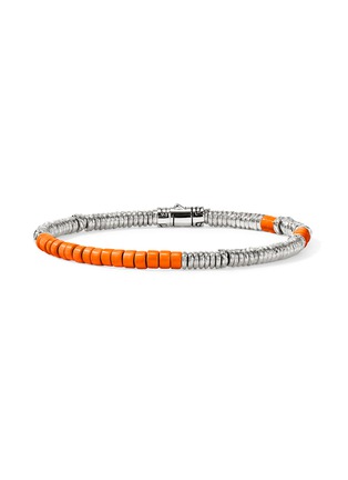 Main View - Click To Enlarge - JOHN HARDY - Heishi Sterling Silver Enamel Bracelet — Size UM