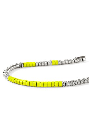 Detail View - Click To Enlarge - JOHN HARDY - Heishi Sterling Silver Enamel Bracelet — Size UM