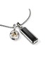 Detail View - Click To Enlarge - JOHN HARDY - Modern Talismans 14K Gold Silver Onyx Pendant Necklace — Size 22