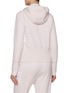 Back View - Click To Enlarge - THOM BROWNE - 4 Bar Zip Up Cotton Hoodie