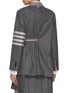 Back View - Click To Enlarge - THOM BROWNE - Ruched Back Wool Cashmere Blazer