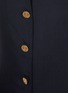  - THOM BROWNE - Notch Lapel Button Up Pleated Dress