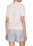 Back View - Click To Enlarge - THOM BROWNE - Short Sleeve Geese Embroidered Cotton Milano Tee