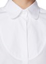  - THOM BROWNE - Round Collar Bib Cotton Tunic Shirt