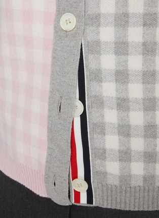  - THOM BROWNE - Gingham Mix Cardigan