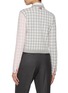 Back View - Click To Enlarge - THOM BROWNE - Gingham Mix Cardigan
