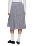 Back View - Click To Enlarge - THOM BROWNE - Gingham Pleated Skirt