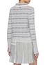 Back View - Click To Enlarge - THOM BROWNE - Fair Isle Peter Pan Collar Sweater