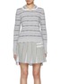 Main View - Click To Enlarge - THOM BROWNE - Fair Isle Peter Pan Collar Sweater