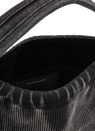 Detail View - Click To Enlarge - ALEXANDERWANG - Small Ryan Ribbed Knit Bag