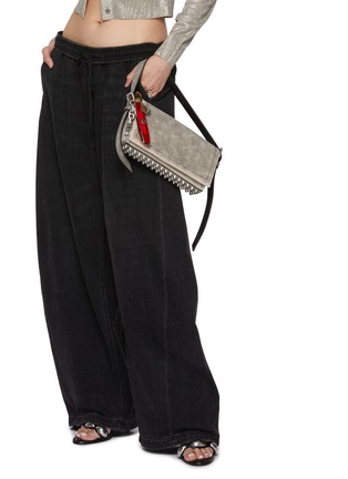 Figure View - Click To Enlarge - ALEXANDERWANG - Ricco Slim Flap Leather Shoulder Bag