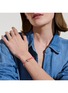  - JOHN HARDY - Heishi Sterling Silver Freshwater Pearl Enamel Bracelet — Size US