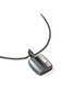 Detail View - Click To Enlarge - JOHN HARDY - Carved Chain Sterling Silver Onyx Hematite Mother of Pearl Necklace — Size 22