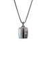 Main View - Click To Enlarge - JOHN HARDY - Carved Chain Sterling Silver Onyx Hematite Mother of Pearl Necklace — Size 22