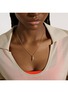  - JOHN HARDY - Modern Talismans 14K Gold Diamond Pendant Necklace — Size 24
