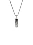 Detail View - Click To Enlarge - JOHN HARDY - Modern Talismans Silver Malachite Pendant Necklace — Size 24