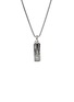 Detail View - Click To Enlarge - JOHN HARDY - Modern Talismans Silver Turquoise Pendant Necklace — Size 24