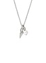 Main View - Click To Enlarge - JOHN HARDY - Modern Talismans Silver Diamond Pearl Pendant Necklace — Size 16-18