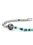 Detail View - Click To Enlarge - JOHN HARDY - Heishi Sterling Silver Turquoise Chrysoprase Malachite Cultured Pearl Bracelet — Size US