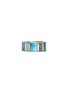 Main View - Click To Enlarge - JOHN HARDY - Carved Chain Sterling Silver Turquoise Malachite Chrysocolla Ring — Size 10