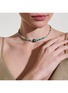  - JOHN HARDY - Heishi Sterling Silver Turquoise Chrysocolla Chrysoprase Malachite Cultured Pearl Necklace — Size 18