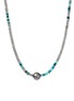 Main View - Click To Enlarge - JOHN HARDY - Heishi Sterling Silver Turquoise Chrysocolla Chrysoprase Malachite Cultured Pearl Necklace — Size 18