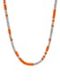 Detail View - Click To Enlarge - JOHN HARDY - Heishi Sterling Silver Enamel Necklace — Size 18