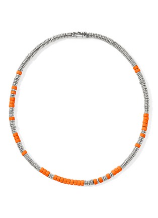 Main View - Click To Enlarge - JOHN HARDY - Heishi Sterling Silver Enamel Necklace — Size 18