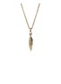 Detail View - Click To Enlarge - JOHN HARDY - Modern Talismans 14K Gold Diamond Pendant Necklace — Size 24