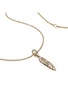 Detail View - Click To Enlarge - JOHN HARDY - Modern Talismans 14K Gold Diamond Pendant Necklace — Size 24