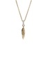 Main View - Click To Enlarge - JOHN HARDY - Modern Talismans 14K Gold Diamond Pendant Necklace — Size 24