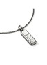 Detail View - Click To Enlarge - JOHN HARDY - Modern Talismans Silver Rhodium Howlite Pendant Necklace — Size 24