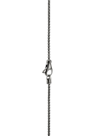  - JOHN HARDY - Modern Talismans Silver Rhodium Howlite Pendant Necklace — Size 24