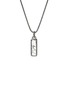 Main View - Click To Enlarge - JOHN HARDY - Modern Talismans Silver Rhodium Howlite Pendant Necklace — Size 24