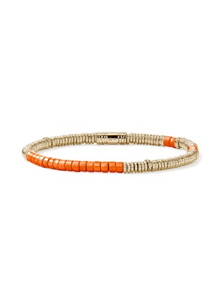 Main View - Click To Enlarge - JOHN HARDY - Heishi 14K Gold Enamel Bracelet — Size US