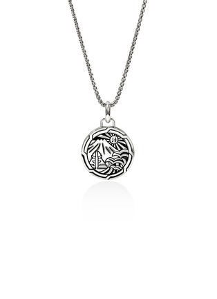 Detail View - Click To Enlarge - JOHN HARDY - Modern Talismans Silver Enamel Pendant Necklace — Size 24