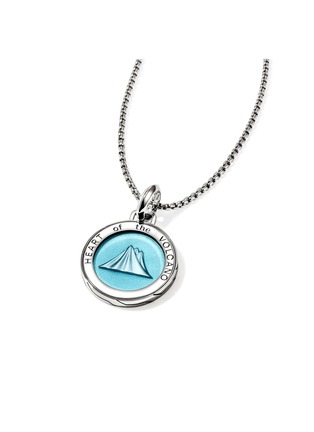 Detail View - Click To Enlarge - JOHN HARDY - Modern Talismans Silver Enamel Pendant Necklace — Size 24