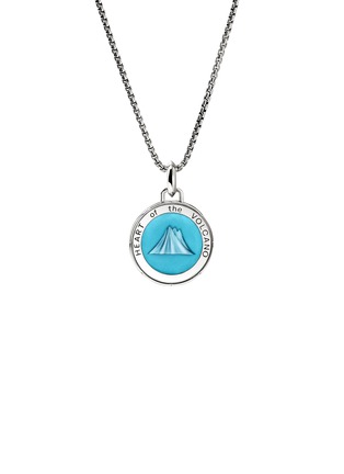 Main View - Click To Enlarge - JOHN HARDY - Modern Talismans Silver Enamel Pendant Necklace — Size 24