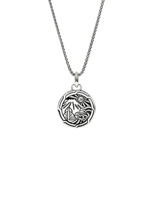 Detail View - Click To Enlarge - JOHN HARDY - Modern Talisman Silver Enamel Necklace — Size 24	