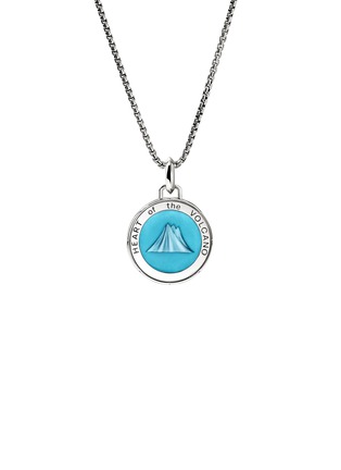 Main View - Click To Enlarge - JOHN HARDY - Modern Talisman Silver Enamel Necklace — Size 24	
