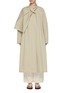 Main View - Click To Enlarge - LE17SEPTEMBRE - Scarf Cotton Blend Trench Coat