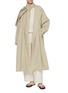 Figure View - Click To Enlarge - LE17SEPTEMBRE - Scarf Cotton Blend Trench Coat