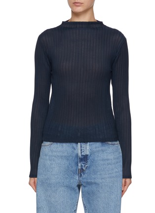 Main View - Click To Enlarge - LE17SEPTEMBRE - Fia Pleated Long Sleeve Top