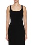 Main View - Click To Enlarge - LE17SEPTEMBRE - High Twist Ribbed Knit Square Tank Top