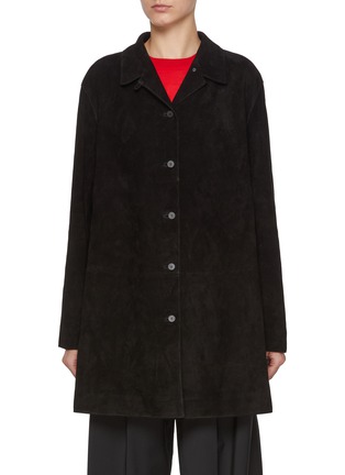 Main View - Click To Enlarge - LE17SEPTEMBRE - Suede Long Coat