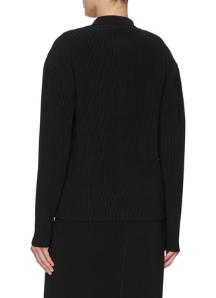 Back View - Click To Enlarge - LE17SEPTEMBRE - High Twist Ribbed Knit Cardigan