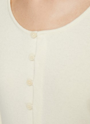  - LE17SEPTEMBRE - Scoop Neck Button Down Cardigan
